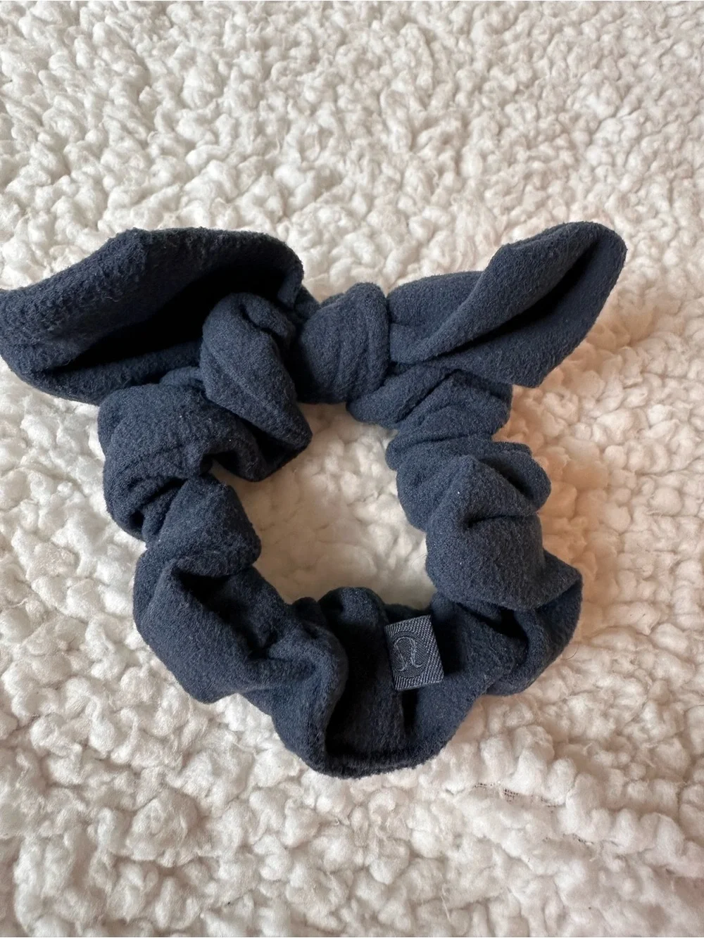 Lululemon Navy Knot Scrunchie Set - 2 Pack